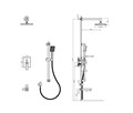 Встроенная душевая система RUSH Thira (TR3635-60) TR3635-60