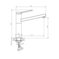 Смеситель для кухонной мойки с поворотным изливом RUSH (MS9035-36) MS9035-36