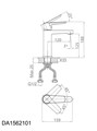 Смеситель для раковины D&K Bayern.M?nchen хром (DA1562101 ) DA1562101