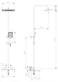 Тропическая душевая система RUSH  (ST4235-90) ST4235-90