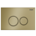 Комплект D&K Унитаз подвесной безободковый DT1396516, Инсталляция DI8050127, Клавиша смыва DB1529007, матовое золото (DS1391624) DS1391624