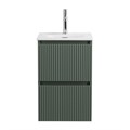 Тумба с раковиной подвесная BelBagno UNO-MINI-400-2C-SO-VO Еловый матовый, раковина белая BB-8099-3-40 12856