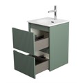 Тумба с раковиной подвесная BelBagno UNO-MINI-400-2C-SO-VO Еловый матовый, раковина белая BB-8099-3-40 12856