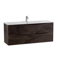 Тумба с раковиной подвесная BelBagno MARINO-CER-N-1200-2C-SO-RNG-P Rovere Nature Grigio, раковина белая BB-8099-120 13065