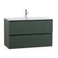 Тумба с раковиной подвесная BelBagno UNO-MINI-1000-2C-SO-VO Еловый матовый, раковина белая BB-8099-3-100 12969