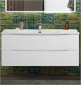 Тумба с раковиной подвесная BelBagno MARINO-CER-N-1200-2C-SO-BL-P Bianco Lucido, раковина белая BB-8099-120 13061