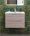 Тумба с раковиной подвесная BelBagno MARINO-CER-N-700-2C-SO-RG-P Rovere Grigio, раковина белая BB-8099-70 13004 - фото 150261
