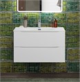 Тумба с раковиной подвесная BelBagno MARINO-CER-N-900-2C-SO-BO-P Bianco Opaco, раковина белая BB-8099-90 13032 - фото 150350