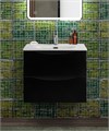 Тумба с раковиной подвесная BelBagno MARINO-CER-N-600-2C-SO-NL-P Nero Lucido, раковина белая BB-8099-60 12989 - фото 150588