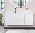 Подвесная тумба с раковиной BelBagno ETNA 120 Bianco Lucido левая, ETNA-1200-2C-1A-SO-BL-L + BB1200ETL-L 11617 - фото 150703