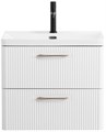 Подвесная тумба с раковиной Belbagno DUE 50 см Bincao Lucido DUE-500-2C-SO-BL-P + BB-8076-3-50 11477 - фото 150800