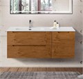 Подвесная тумба с раковиной BelBagno ETNA 120 Rovere Nature левая, ETNA-1200-2C-1A-SO-RN-L + BB1200ETL-L 11619