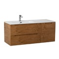 Подвесная тумба с раковиной BelBagno ETNA 120 Rovere Nature левая, ETNA-1200-2C-1A-SO-RN-L + BB1200ETL-L 11619