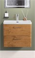 Подвесная тумба с раковиной Belbagno DUE 60 см Rovere Nature DUE-600-2C-SO-RN-P + BB-8076-3-60 11484 - фото 151102