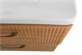 Подвесная тумба с раковиной Belbagno DUE 60 см Rovere Nature DUE-600-2C-SO-RN-P + BB-8076-3-60 11484