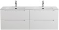Тумба BelBagno ETNA-1200-4C-SO-2-BL с 2-й раковиной BelBagno BB1200-2-ETL, Bianco Lucido 10894 - фото 151167