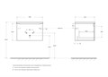 Тумба подвесная под раковину BelBagno ETNA-600-1C-SO-RN-P ETNA-600-1C-SO-RN-P