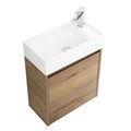 Тумба подвесная правосторонняя с раковиной BelBagno KRAFT MINI-500/260-1A-SO-RT-R 9412