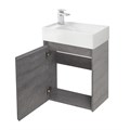 Тумба подвесная левосторонняя с раковиной BelBagno KRAFT MINI-500/260-1A-SO-CG-L 9415