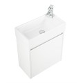Тумба подвесная правосторонняя с раковиной BelBagno KRAFT MINI-500/260-1A-SO-BO-R 9406