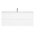 Подвесная тумба с раковиной BelBagno ETNA Bianco Lucido 120 см ETNA-1200-2C-SO-BL-P + BB1200ETL 5434