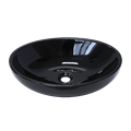 Умывальник накладной Sanita "Ринго Cut" (Черный) 53 см УП RNGSLWB02C