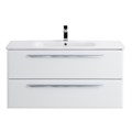 Мебель для ванной комнаты подвесная Cezares ECO-CER-800-2C-SO-BL 80 см Bianco Lucido 9083 - фото 152502