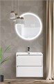 Тумба подвесная с раковиной BelBagno KRAFT-700-2C-SO-BO 5354