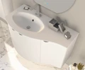 Мебель для ванной комнаты CEZARES RIALTO 104 см левосторонняя Bianco opaco 55170 + 55173 7899