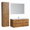 Подвесная тумба с раковиной BelBagno ETNA Rovere Nature 120 см ETNA-1200-2C-SO-RN-P + BB1200ETL 5436