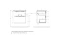 Тумба подвесная с раковиной BelBagno MARINO-H60-600-2C-SO-RN-P 6984 - фото 153445 Тумба подвесная с раковиной BelBagno MARINO-H60-600-2C-SO-RN-P 6984 - фото 153445