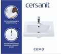 Раковина Cersanit  мебельная COMO 50 1 отв. (S-UM-COM50/1-w) S-UM-COM50/1-w