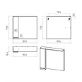 Крафт - 80 полный комплект левое зеркало PK-M-Kraft-WT80-zL - фото 15511 Крафт - 80 полный комплект левое зеркало PK-M-Kraft-WT80-zL - фото 15511