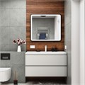 Мебель для ванной комнаты подвесная ART&MAX BIANCHI 75 см Белый Матовый 6582 - фото 155166