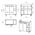 Крафт - 80 полный комплект левое зеркало PK-M-Kraft-WT80-zL - фото 15517 Крафт - 80 полный комплект левое зеркало PK-M-Kraft-WT80-zL - фото 15517