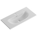 Тумба с раковиной подвесная BelBagno UNO-MINI-700-2C-SO-BO Bianco Opaco, раковина белая BB-8099-3-70 12899