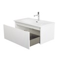 Тумба с раковиной подвесная BelBagno UNO-800-1C-SO-BO Bianco Opaco, раковина белая BB-8099-80 12976