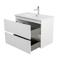Тумба с раковиной подвесная BelBagno UNO-900-2C-SO-BO Bianco Opaco, раковина белая BB-8099-90 12889