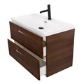 Подвесная тумба с раковиной Belbagno DUE, 80 см Noce DUE-800-2C-SO-NOCE-P + BB-8076-3-80 11464 - фото 155928 Подвесная тумба с раковиной Belbagno DUE, 80 см Noce DUE-800-2C-SO-NOCE-P + BB-8076-3-80 11464 - фото 155928