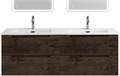 Тумба BelBagno ETNA-1400-4C-SO-2-RW с 2-й раковиной BelBagno BB1400-2-ETL, Rovere Moro 10903 - фото 156201