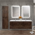 Тумба BelBagno ETNA-1400-4C-SO-2-RW с 2-й раковиной BelBagno BB1400-2-ETL, Rovere Moro 10903