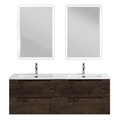 Тумба BelBagno ETNA-1400-4C-SO-2-RW с 2-й раковиной BelBagno BB1400-2-ETL, Rovere Moro 10903