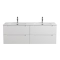 Тумба BelBagno ETNA-1400-4C-SO-2-BL с 2-й раковиной BelBagno BB1400-2-ETL, Bianco Lucido 10897