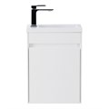 Тумба подвесная под раковину BelBagno PIETRA MINI-400-1A-SO-BL-R 10592 - фото 156228