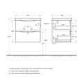 Тумба подвесная с раковиной BelBagno MARINO-CER-600-2C-SO-BL-P 9854 - фото 156475 Тумба подвесная с раковиной BelBagno MARINO-CER-600-2C-SO-BL-P 9854 - фото 156475