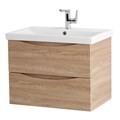 Тумба подвесная с раковиной BelBagno MARINO-CER-600-2C-SO-WO-P 9859