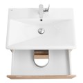 Тумба подвесная с раковиной BelBagno MARINO-CER-600-2C-SO-WO-P 9859