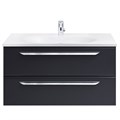 Мебель для ванной комнаты подвесная ECO-1200-2C-SO-GR-P 120 см Grafito 9147