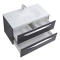 Мебель для ванной комнаты подвесная ECO-750-2C-SO-GR-P 75 см Grafito 9139