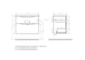 Тумба подвесная под раковину BelBagno MARINO-H60-800-2C-SO-RW-P 8284